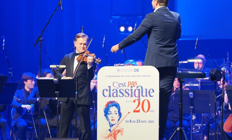 Renaud Capuçon et l’Orchestre national de Cannes - Agrandir l'image, fenêtre modale